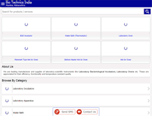 Tablet Screenshot of labinstrumentindia.com